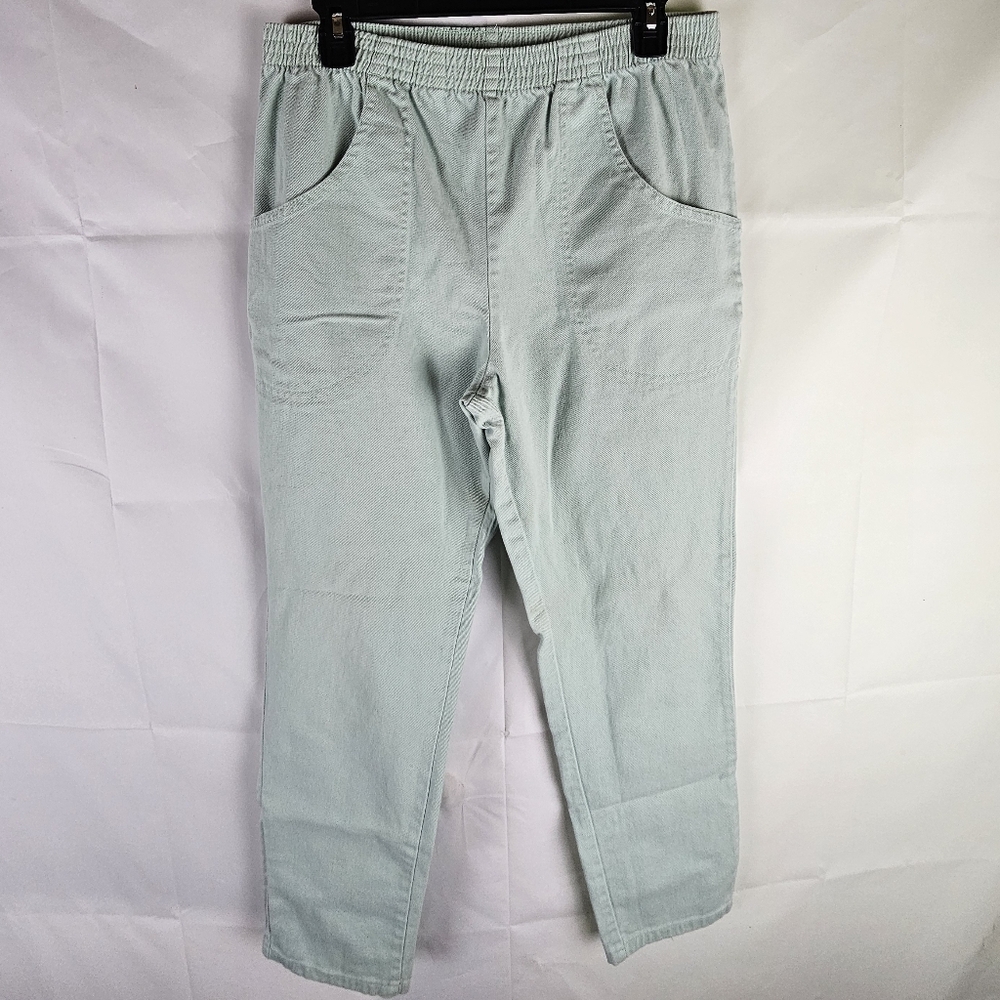 Vintage Cascade Blues Pull-on Jeans Womens 8 Short Denim New Money Casual Cotton